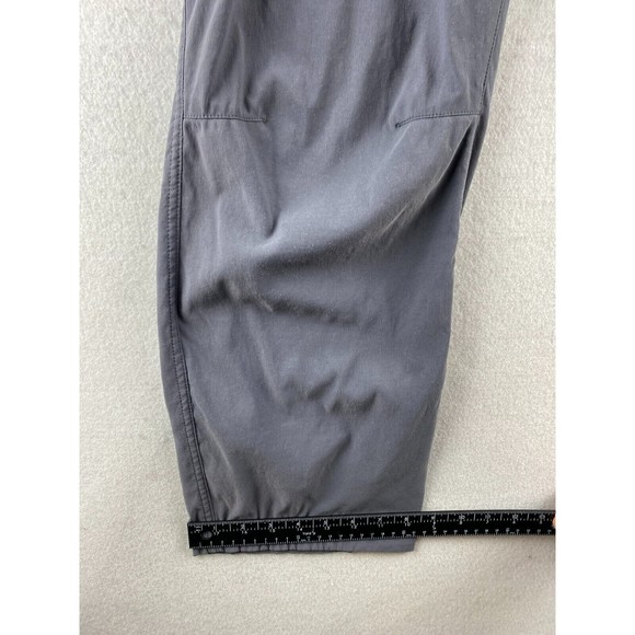 Eddie Bauer Hiking Pants Mens 36 Gray Moisture Wick Breathable Nylon Outdoor - Picture 9 of 16